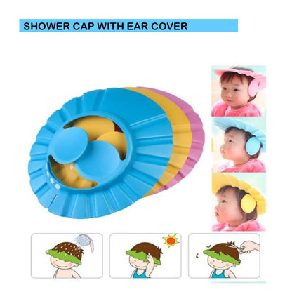 378 Adjustable Safe Soft Baby Shower Cap