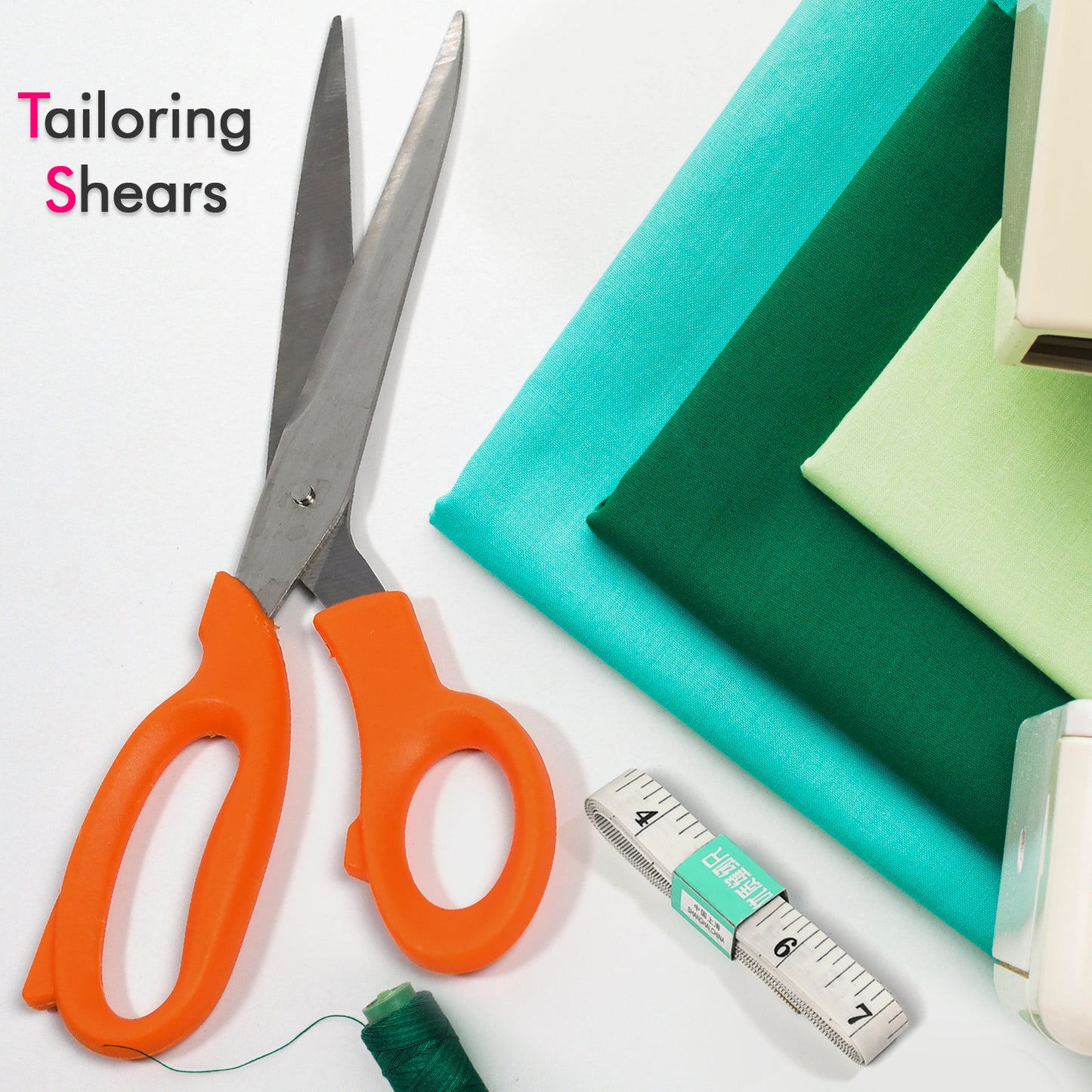 4078 Tailor Scissors And Measuring Tape High Quality Scissor With Flexible Measuring Tape For Tailor  Home Use Scissor