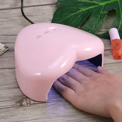 Led Uv Lamp Nail Dryer Gel Nail Lamp Nail Polish Curing Lamp (1 Pc  Mix Design)