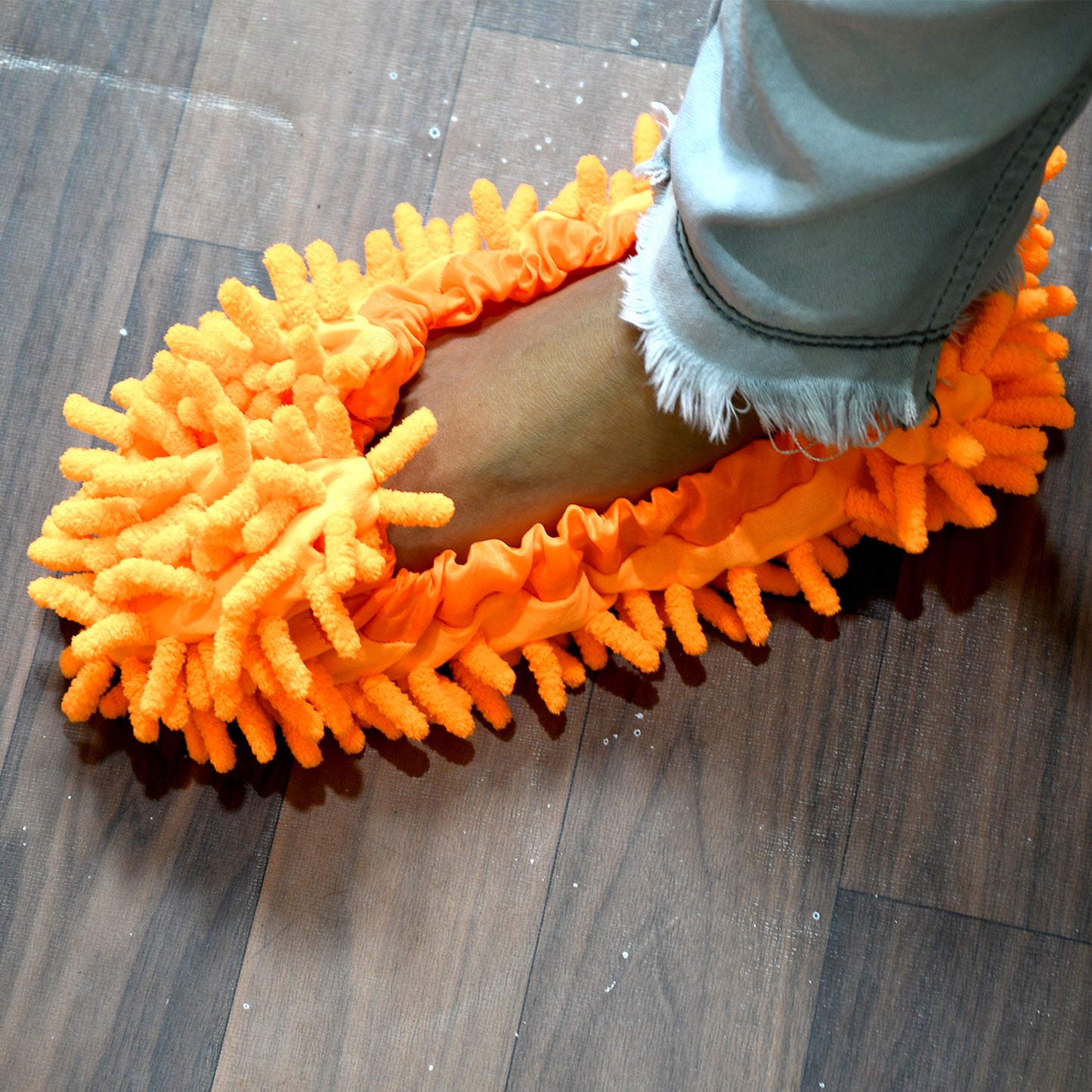 0531 1pc Mop Slipper Shoes Cover Floor Dust Cleaning Household Wiping Mops Head Floor Cleaning Shoes Cover For House