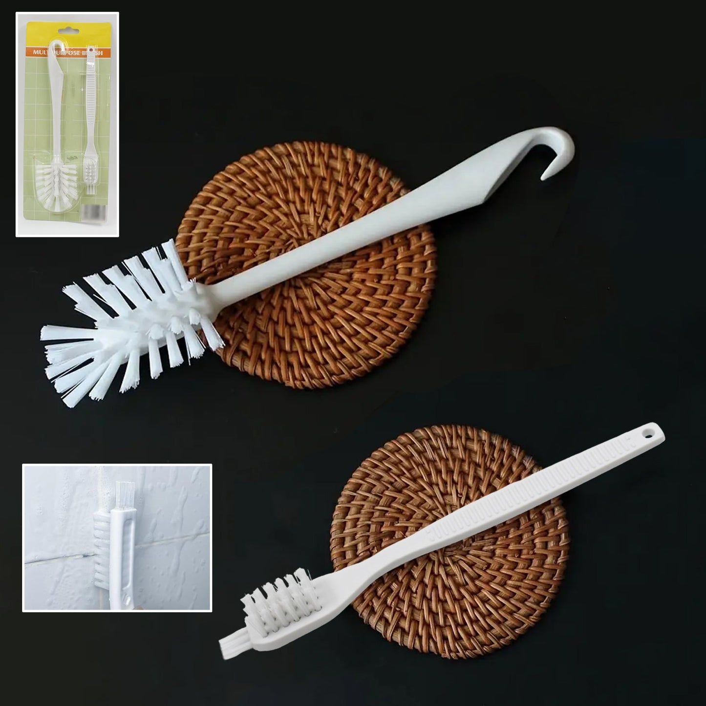 Multifunctional Cleaning Brush (2 Pcs Set)