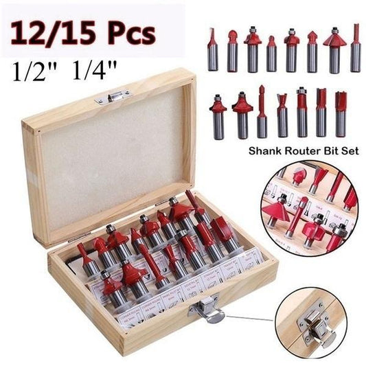 406 -1215pcs Milling Cutter Router Bit Set