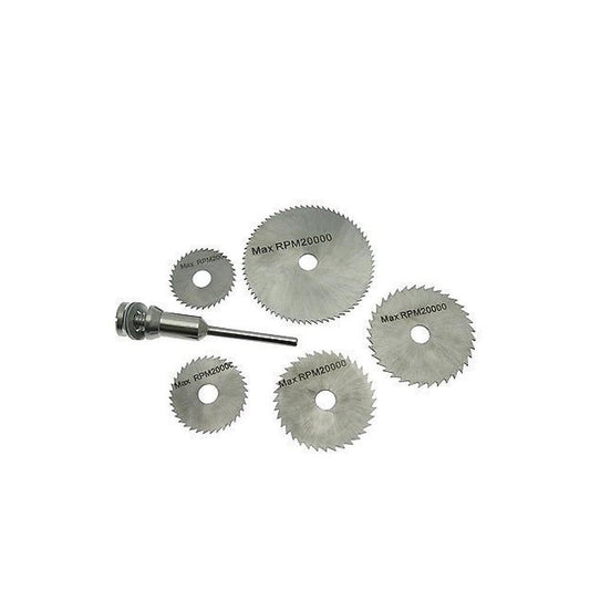 408 -6pcs Metal Hss Circular Saw Blade Set Cutting Discs For Rotary Tool