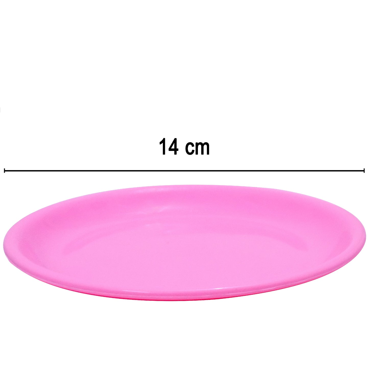 2185 Round Shaped Mini Soup Platesdishes - 6 Pcs