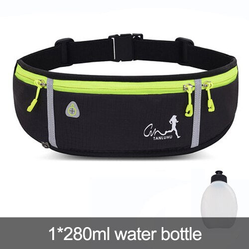 Professional Outdoor Running Bag Phone anti-theft Pack Running Belt waist Bags Waterproof Belt Men Women Gym With Water Bottle