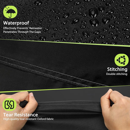 Waterproof, Dustproof, Fire-Resistant 420D Oxford BBQ Grill Cover