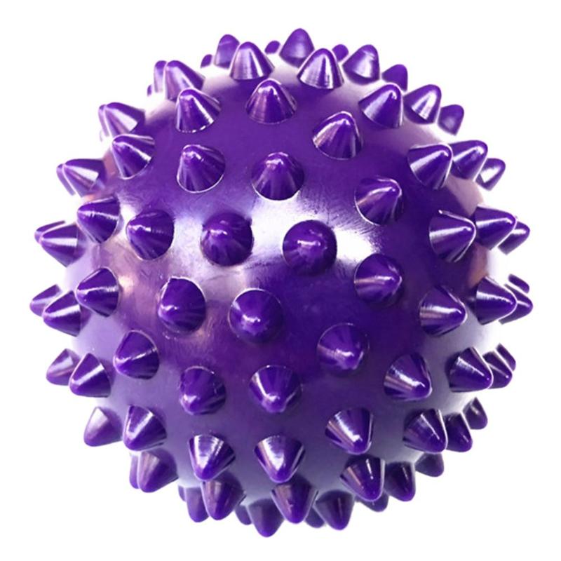 1pc PVC Spiky Massage Ball Trigger Point Sport Fitness Hand Foot Pain Stress Relief Plantar Muscle Relax Ball Massager