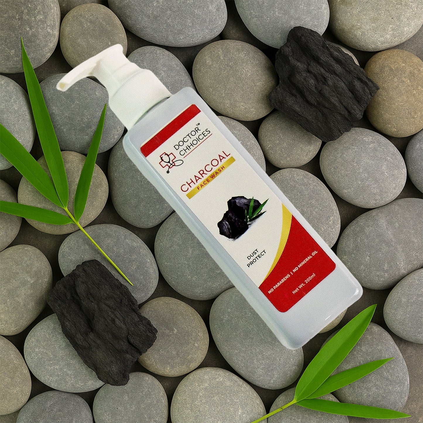 Doctor Chhoices Charcoal Face Wash  200ml (1 Pc)