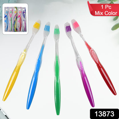 Premium Plastic Toothbrush (1 Pc  Mix Color)