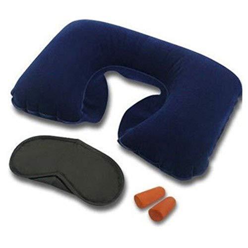 505 -3-in-1 Air Travel Kit With Pillow Ear Buds  Eye Mask