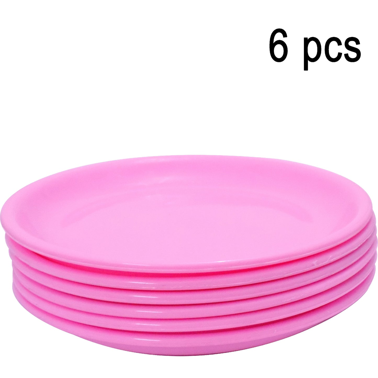 2185 Round Shaped Mini Soup Platesdishes - 6 Pcs