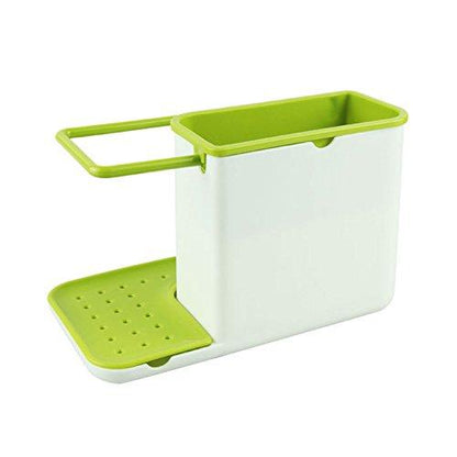 2034 Plastic 3-in-1 Stand For Kitchen Sink Organizer Dispenser For Dishwasher Liquid