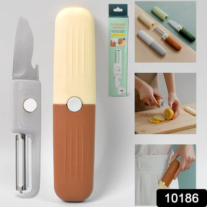 2 In 1  Knife Multifunctional Peeler Fruit Knife (1 Pc)