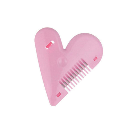 Heart Shape Plastic Hair Cutting Scissors (1 Pc  With Card Packing)