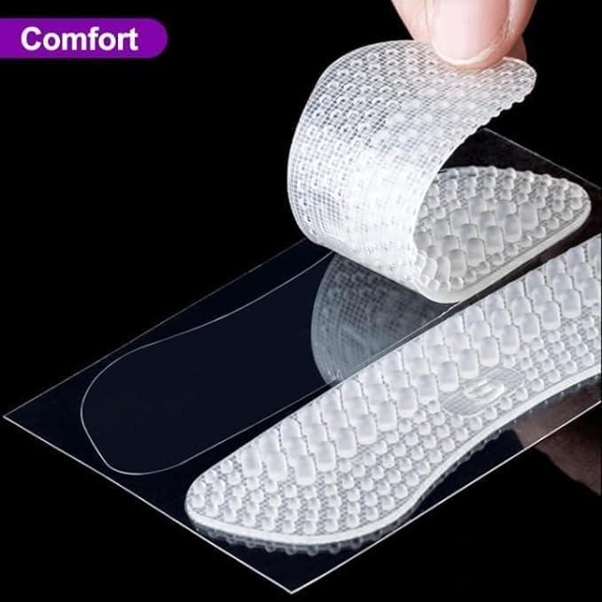 Silicone Heel Liner Grip Cushions Insoles- 2 Pair