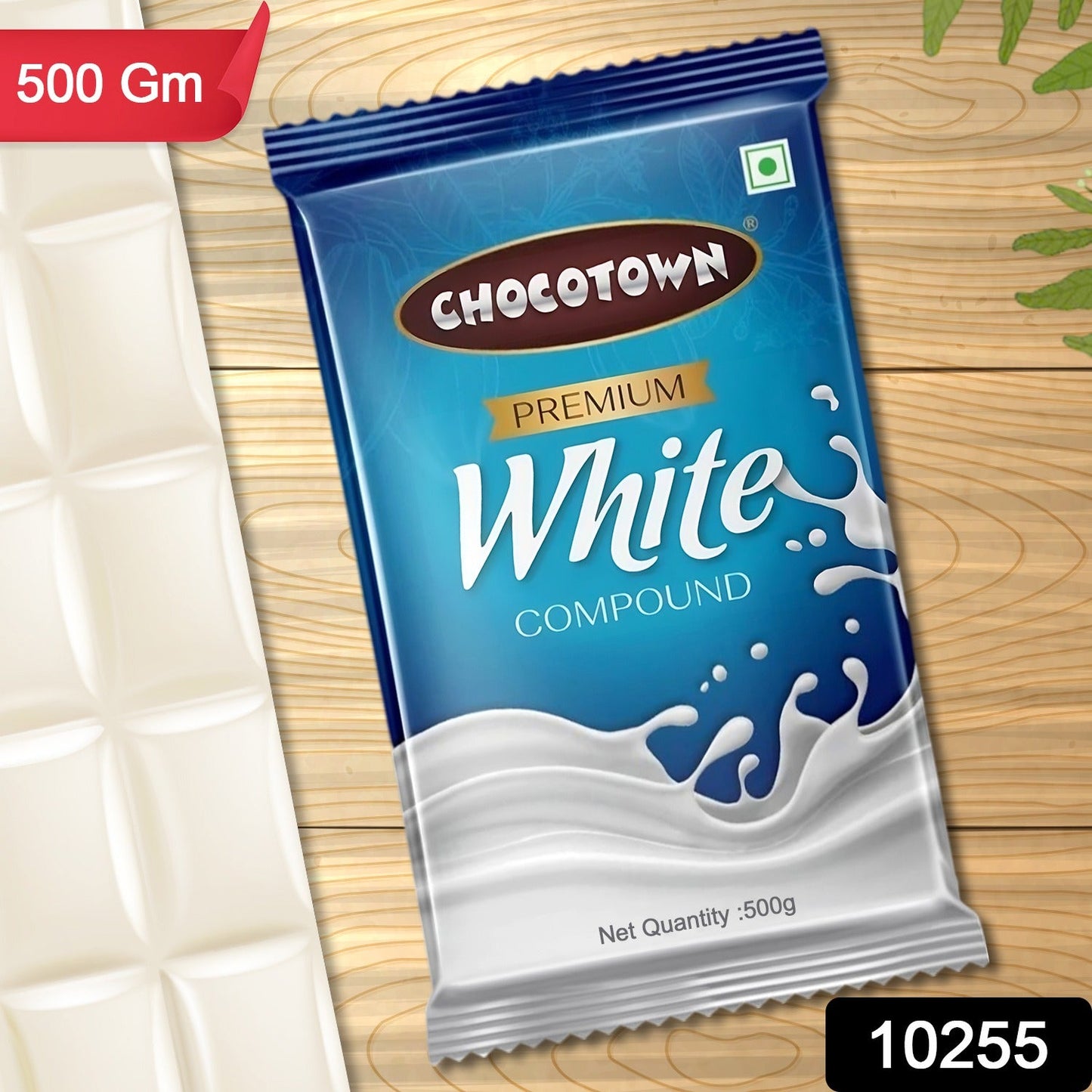 Chocotown Premium White Choco Compound Slab 500gm