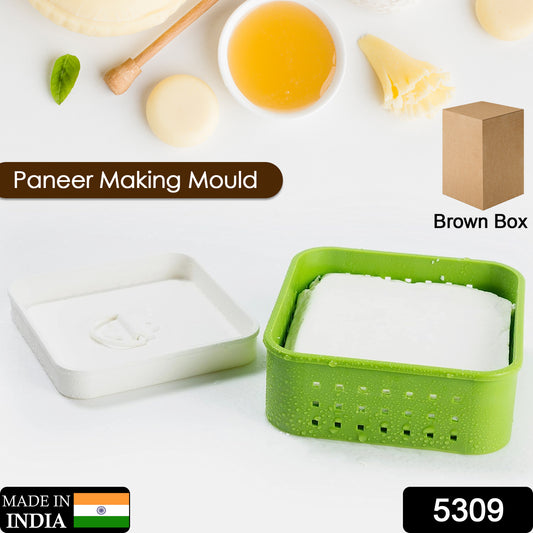 5309 Square Shape Paneer Maker Paneer Mould Tofu Sprouts Mould Press Maker Plastic Paneer Making Mould Paneer Maker With Lid