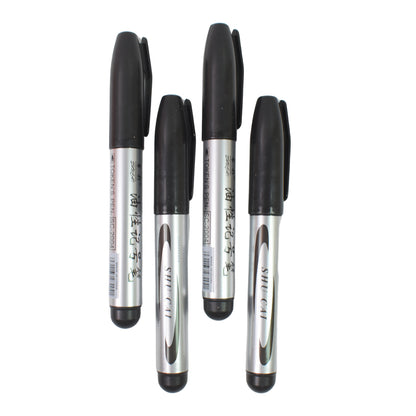 Black Marker Used In All Kinds Of School College (4 Pcs Set)