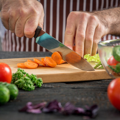 2193 Natural Wood Chopping Cutting Board For Kitchen Vegetables Fruits  Cheese Bpa Free.