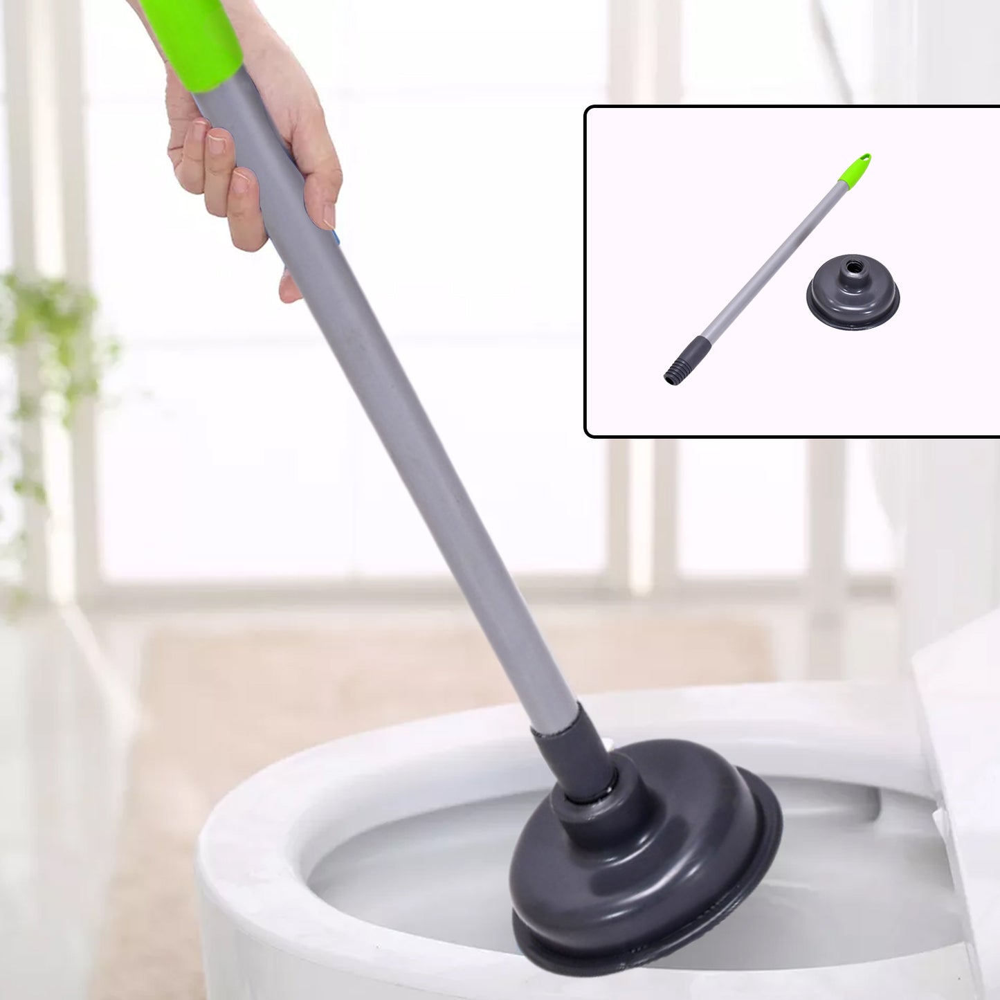 4031 Toilet Plunger - For Clogs In Toilet Bowls And Sinks In Homes Commercial And Industrial Buildings.