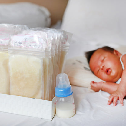 Breastmilk Storage Bags Double Zipper Seal (60 Pcs Set)