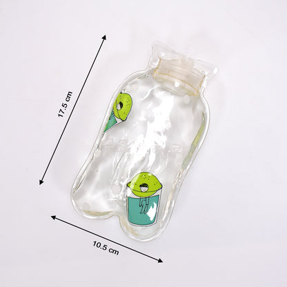 6541 Transparent Multi Design Small Hot Water Bag With Cover For Pain Relief Neck Shoulder Pain And Hand Feet Warmer Menstrual Cramps.