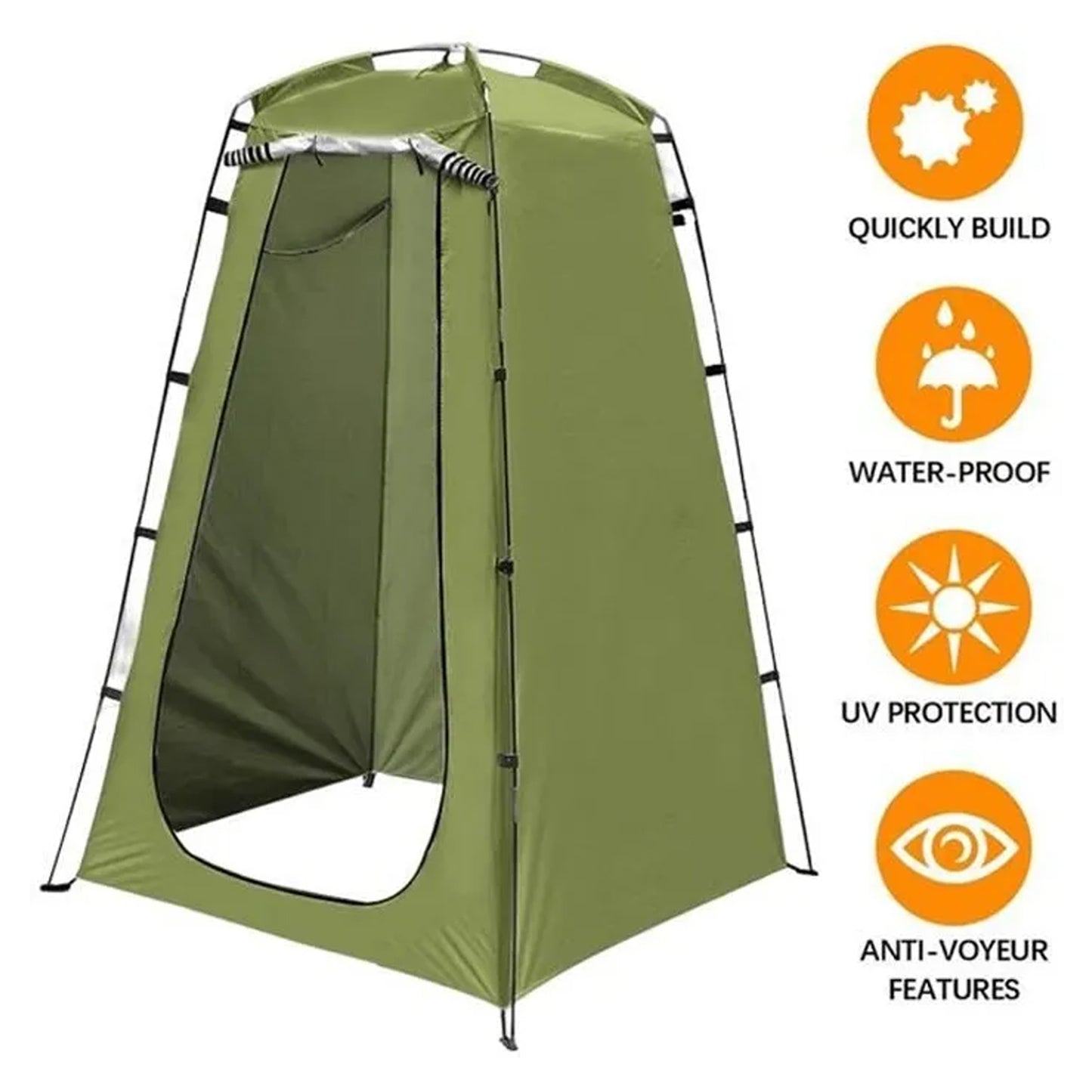 Hiking Privacy Tent  Instant Portable Outdoor Shower Tent (1 Pc)