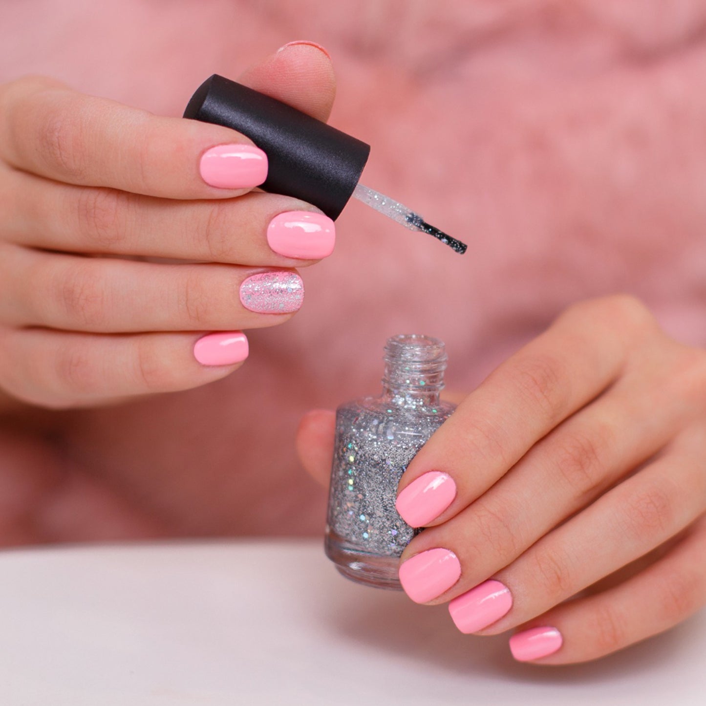 Blush Jari Mini Nail Polish (Mix Color  6 Ml  1 Pc)