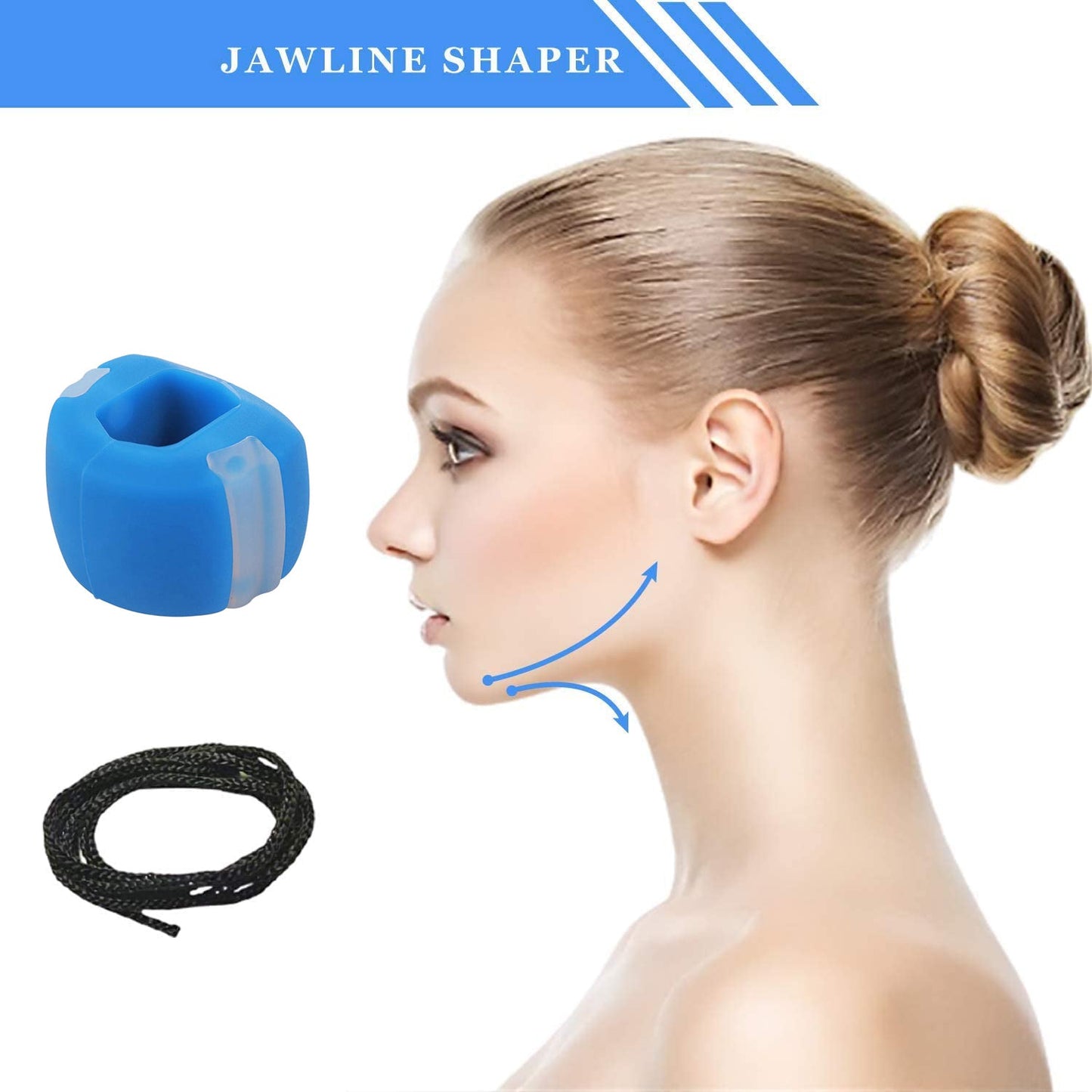 6101c  Cn Mix Jaw Exerciser Used To Gain Sharp And Chiselled Jawline Easily And Fast.