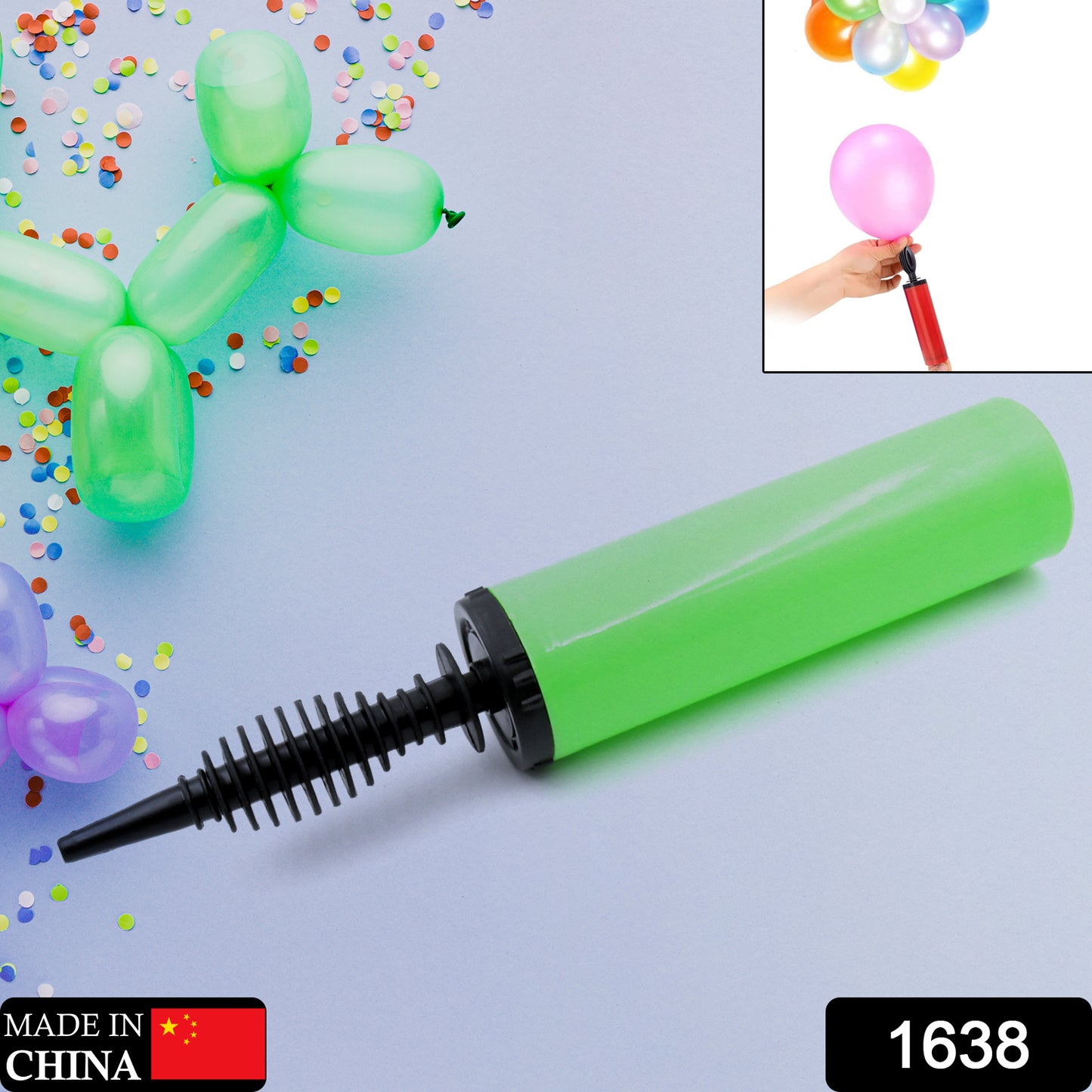 1638 Handy Air Balloon Pumps For Foil Balloons And Inflatable Toys