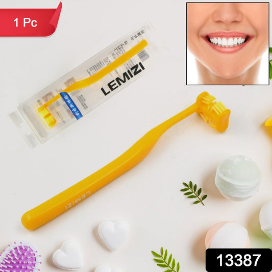 Six-sided Soft Toothbrush Anti-bacterial 6 Sided Care (1 Pc)