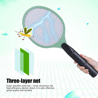 1754 Mosquito Killer Bat Electric Rechargeable Swatter Killing Racketzapper Insect Killer