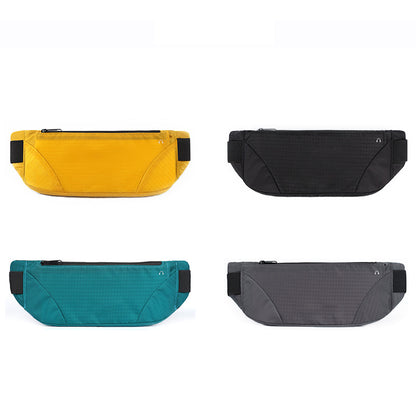 Sports waist bag, running phone waist bag, outdoor mountaineering tactical bag, invisible close fitting waterproof waist bag