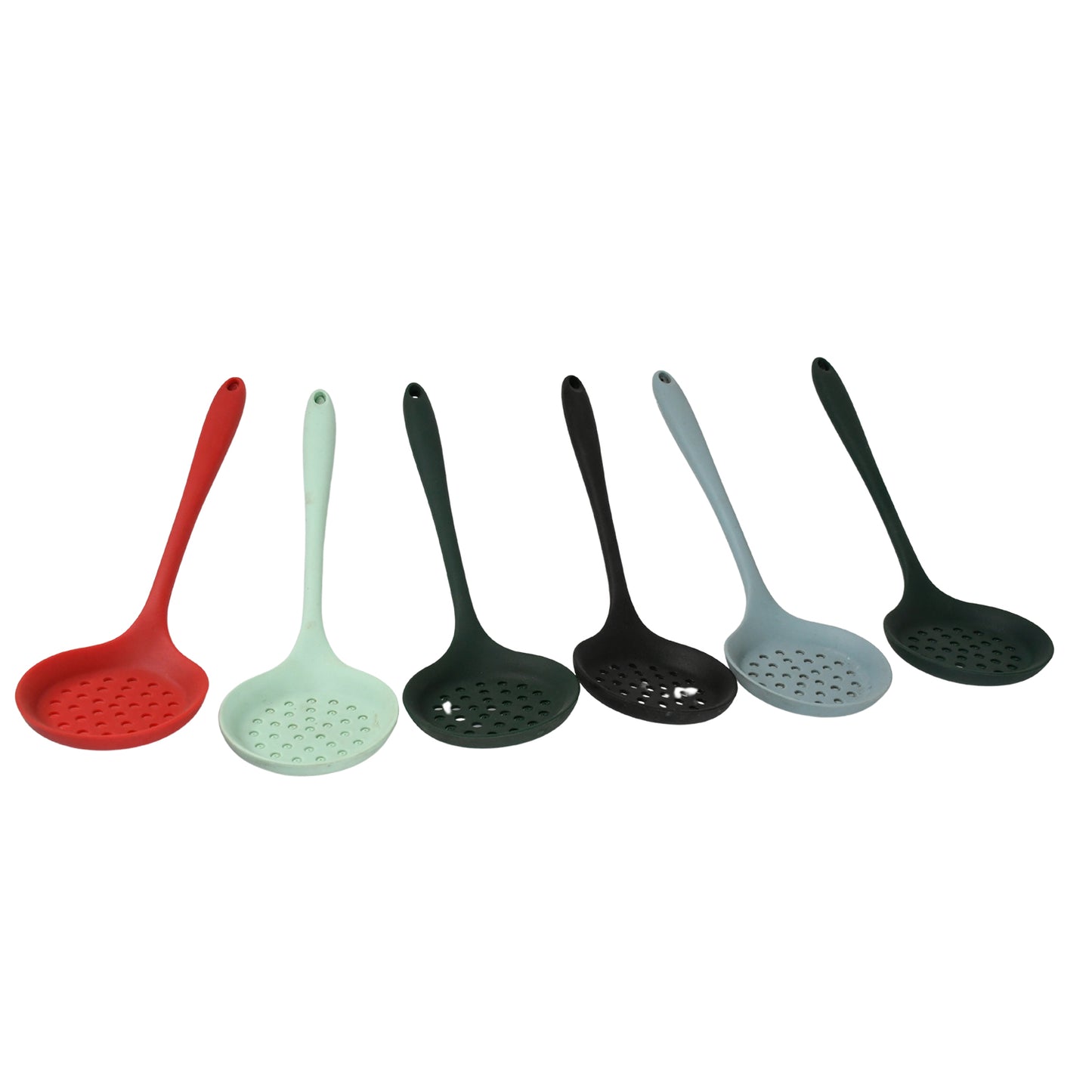 Multipurpose Silicone Spoon Silicone Basting Spoon Non-stick Kitchen Utensils Household Gadgets Heat-resistant Non Stick Spoons Kitchen Cookware Items For Cooking And Baking (6 Pcs Set)