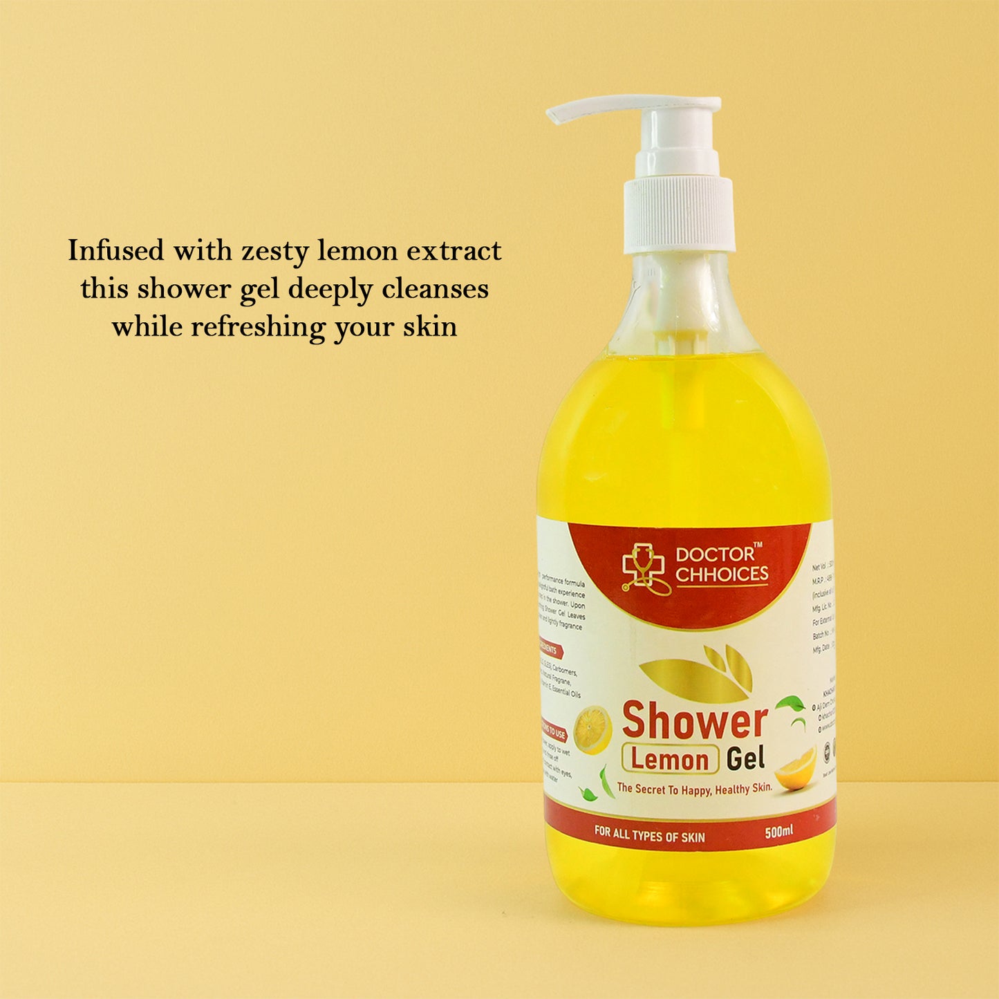 Doctor Chhoices  Choices Lemon Shower Gel  500ml (1 Pc)