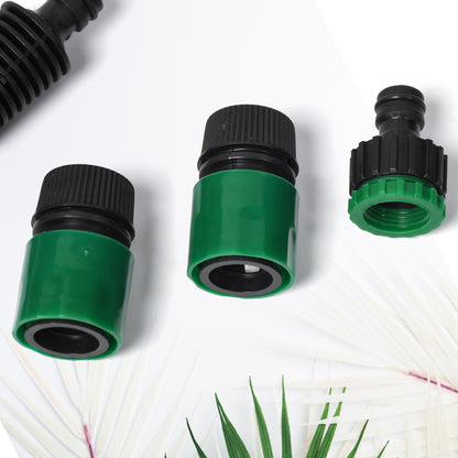 1796 Water Hose Pipe Tap Nozzle Connector Set Fitting Adapter Hose Lock Garden Water Hose Pipe Tap Nozzle