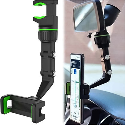 Multifunctional Car Rear View 360 Rotatable Mobile Holder