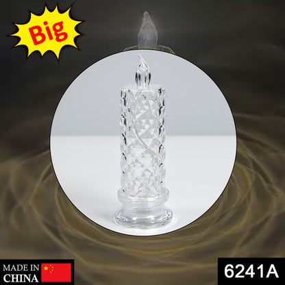 6241a Rose Candles For Home Decoration Crystal Candle Lights