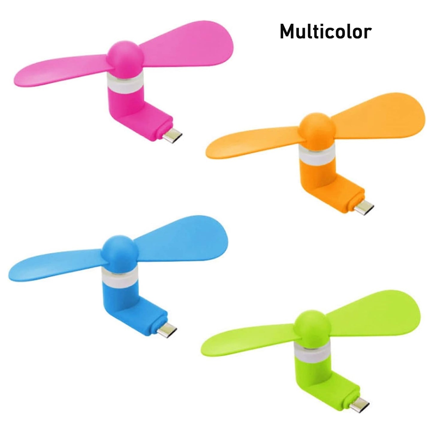 Micro  Android Usb Mini Fan Flexible Usb Fan (1 Pc  With Card Packing)