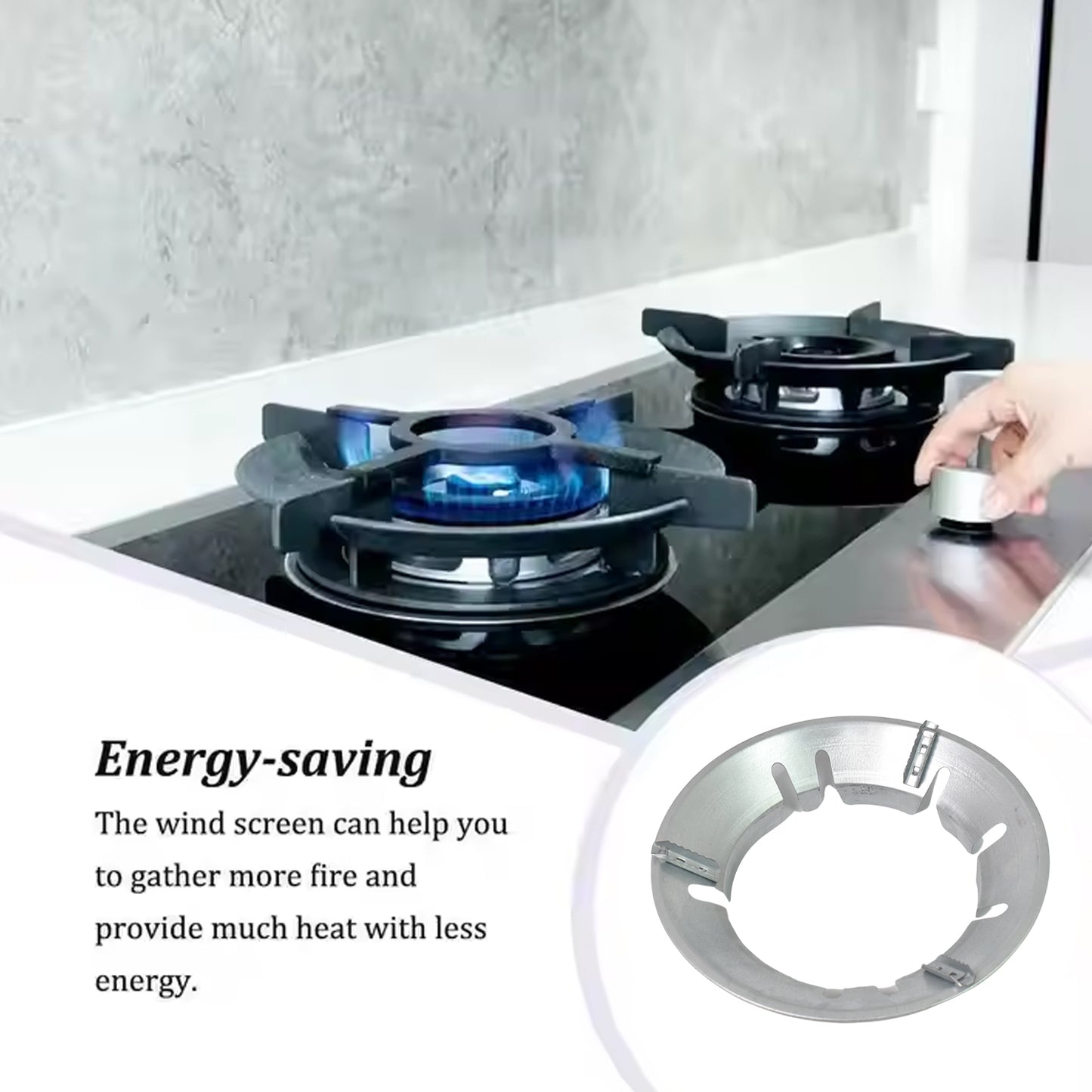 Gas Stove Burner Cover  Stand (221 Gm  1 Pc)