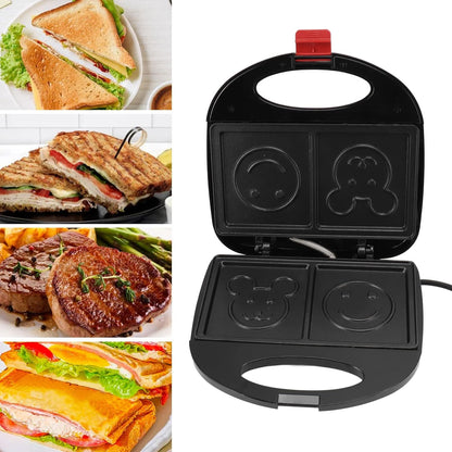 Double Sided Heating 750w Electric Sandwich Maker (1 Pc)