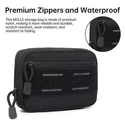 MOLLE Tactical Waist Pack, Multifunctional EDC Admin Pouch for Outdoor & Hunting