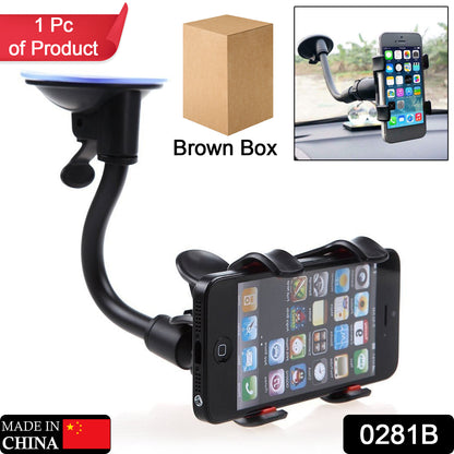 0282b Flexible Mobile Stand Multi Angle Adjustment With 360 Degree Adjustment For Car  Home Use Mobile Stand