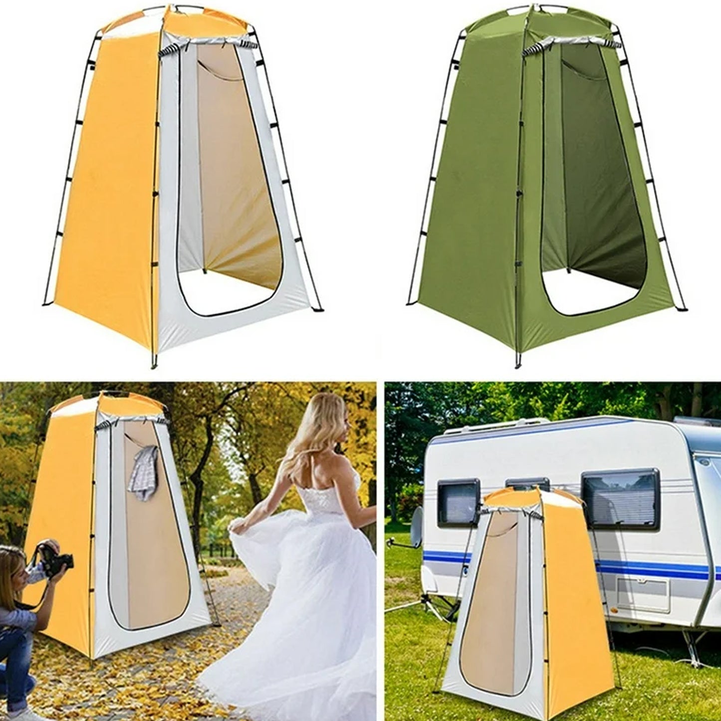 Hiking Privacy Tent  Instant Portable Outdoor Shower Tent (1 Pc)