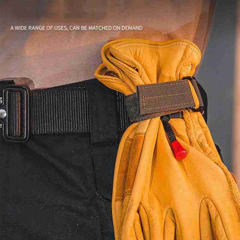 Multi-purpose Glove Hook Military Fan Outdoor Tactical  Buckle Adjust Camping Glove Hanging Buckle