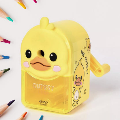 Plastic Cutest Duck Pencil Sharpener (1 Pc) 4236