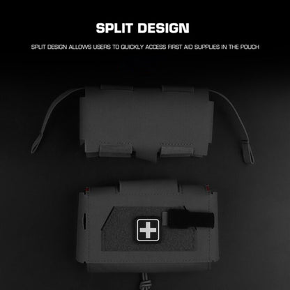 Compact Trauma Bag V3 GEN3 Style Agilit MD2 IFAK Tactical Medical First Aid Bag for Hunting Vest Plate Carrier Belt
