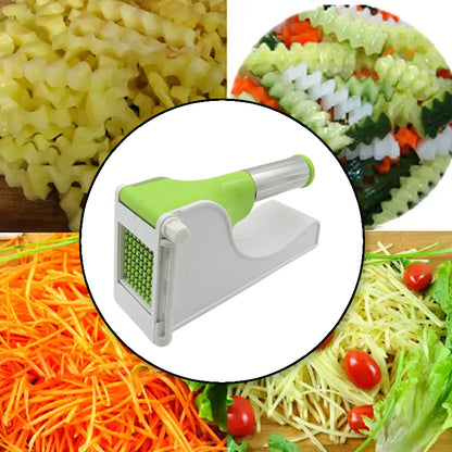 114 Virgin Plastic French Fry Chipser Potato Chipserpotato Slicer With Container