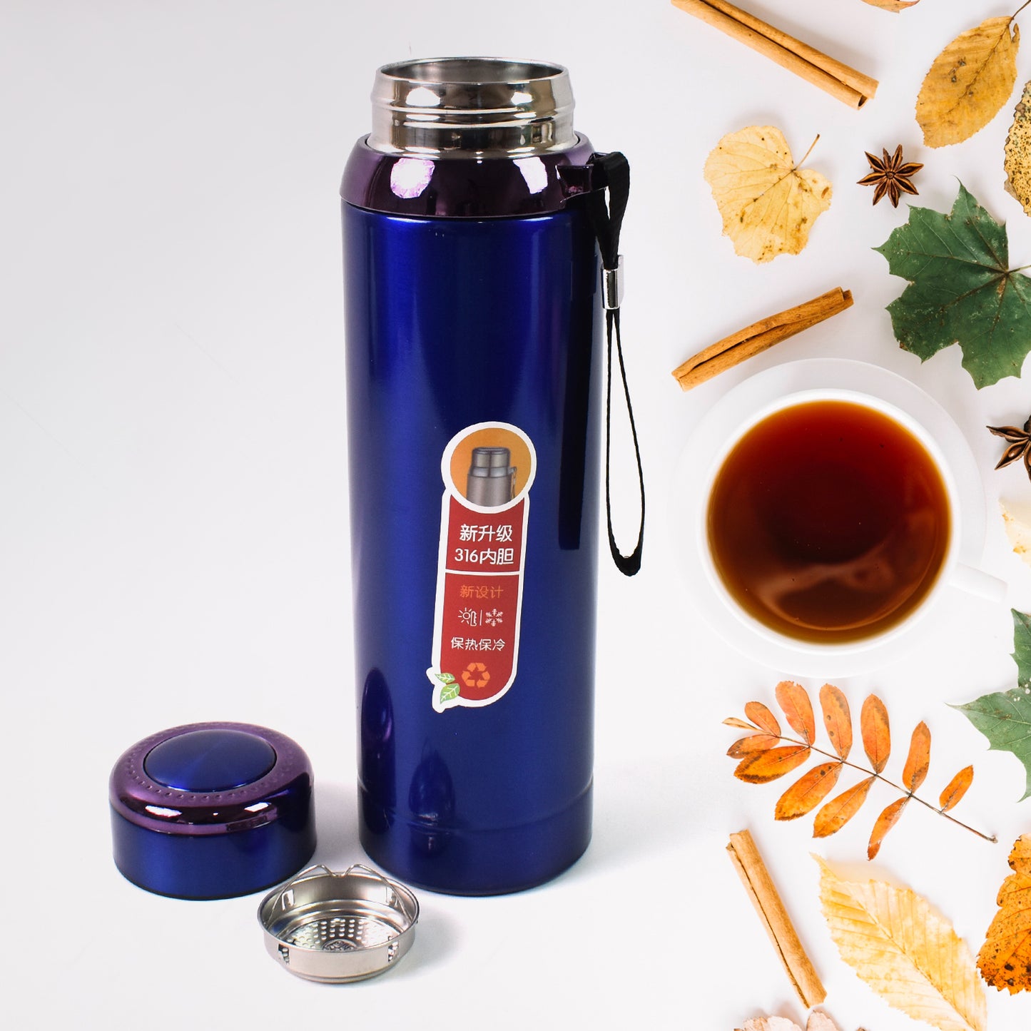 Vacuum Insulated Stainless Steel Bottle Double Walled (1000 Ml)