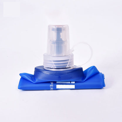 Anmeilu Folding Soft Water Bottle TPU Water Cup Drinking Bag Marathon Outdoor Sports Lightweight Water Bottle